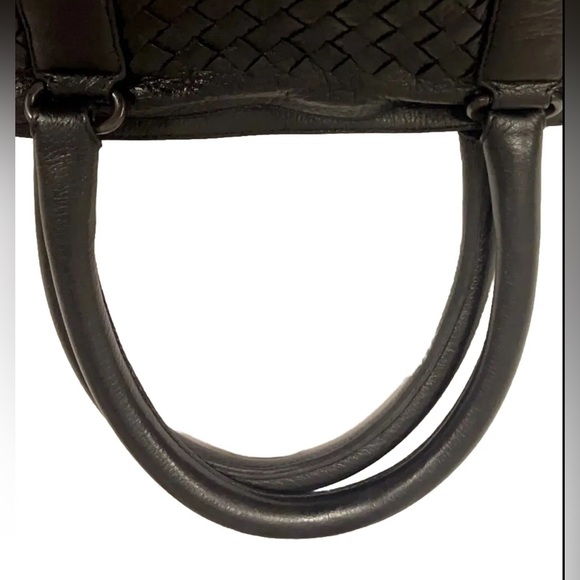 Bottega Veneta Vintage Intrecciato Leather Tote Dark Brown. - Picture 11 of 11